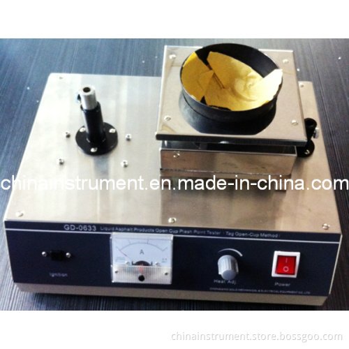 Gd-0633 Tag Open Cup Method Bitumen Flash Point Tester